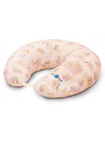 Подушка для кормления большого размера «Розовые мишки»